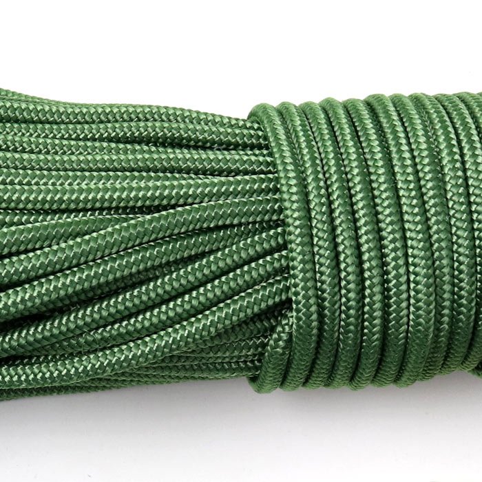 Paracord, type 425, moss green , 3 mm, 2m