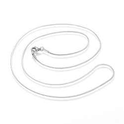 Schlangenhalskette, Edelstahl, 1,2 mm, L�nge 60 cm