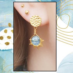 Gilded silver wire, winding wire, thickness 0.5mm, 1 meter