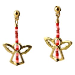 Engeln, versilbert, 18x14 mm, mit Loch in Lngsrichtung, fr 2, 3 und 5 mm Perle, 2 Stk