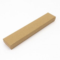 Geschenkschachtel, lang, braun, recyclet, 2-geteilt, 210x40x20 mm, 2 Stk.