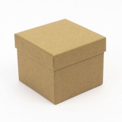 Geschenkschachtel, recycle, 2-geteilt, hoch mit Kissen, braun, 90x80x60, 1 Stk.