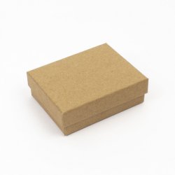 Geschenkschachtel, braun, recyclet, 90x65x37 mm, 2 Stk.