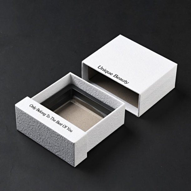 Display frame, clear PE stretch film, black plastic, with white cardboard box, 9x9x2 cm, 1 pc