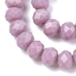 Himmelskristall, ganzer Strang, lavender, undurchsichtig, 6x5 mm, ca. 88 Stk.