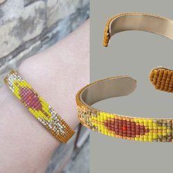 Armreifen, offen, M, verstellbar, matter Stahl, Breite 6 mm, 1 Stk.