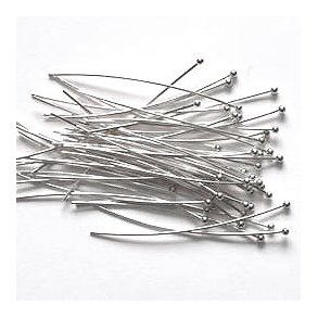 Sterling silver head pins bulk deals