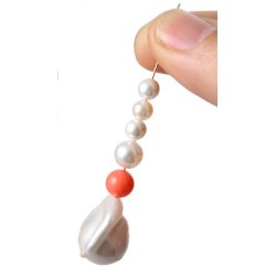 Lange Nietstifte mit 2 mm Plttchen, Silber, 80 x 0,60 mm, 4 Stk.