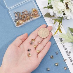 Stiftsken st, stifter med gevind og skl, 3 sklstrrelser, 3 farver, i alt 90 stk.