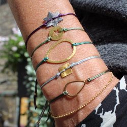 Flache rosavergoldete Silbertropfen, geb&uuml;rstet, mit Loch oben, 24x20 mm, 2 Stk