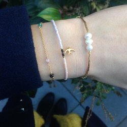 Cable chain, open, gold-plated sterling silver, wire 0.3mm, link width 1.45mm, 50cm