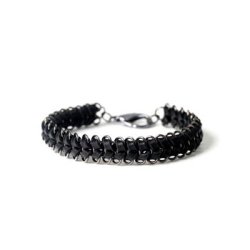 3-reihige Kette, vergoldetes Messing, 12x5x1 mm, 50 cm