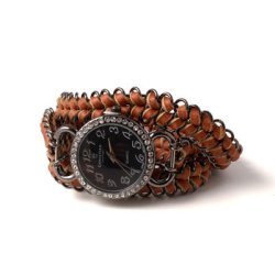 3-reihige Kette, vergoldetes Messing, 12x5x1 mm, 50 cm