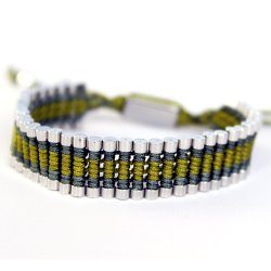 Vergoldeter Messingstab ohne Loch, 12,5x3 mm. 40 Stk, f&uuml;r Link-it Bracelets geeignet.