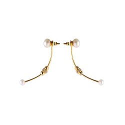 Gilded brass bead, drilled through, 3mm 100pcs.