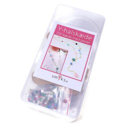 DIY-Schmuckset, Y-Halsketten mit Perlen, Draht und Verschlssen, vergoldet, 1 Set