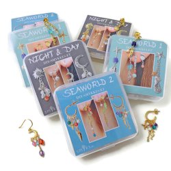 Night &amp; Day, vergoldetes 925er Silber, 5 Paar, DIY-Ohrringe mit Sonne und Mond.