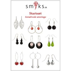 Anf&auml;nger-Set, Perlen f&uuml;r versilberte Ohrringe, alles was Sie brauchen