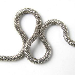 Schlauchgeflecht-Kette, Stahl, 3 mm, 1 m