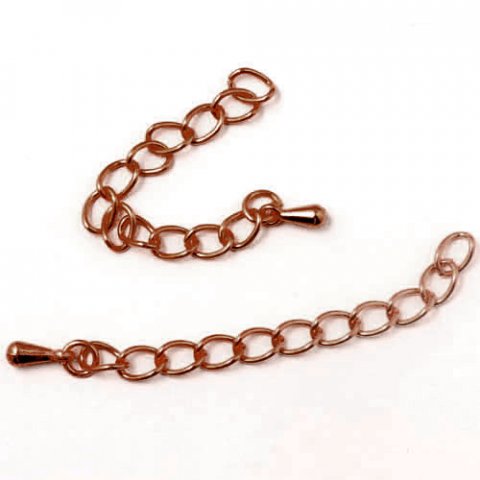 Jewelry chain extender with ball 