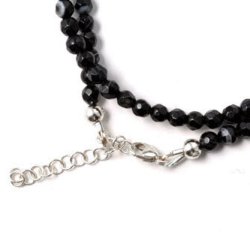 &Ouml;senkette, &Ouml;sendurchmesser 3,4 mm, Draht 0,6 mm, Sterlingsilber, 20 cm.