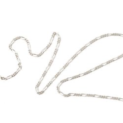 Figaro Panzer mit Facetten, Sterlingsilber, 0,4mm, 50 cm