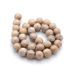 kleine Keramikperle, rohwei gesprenkelt, rund, ca. 6 mm, ca. 59 Stck