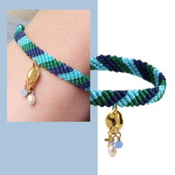 Pendant, uneven surface with 4 holes, shiny, gold-plated silver, 2pcs