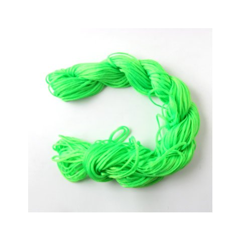 Polyestersnor, neon grøn, 1,2 mm, 24 m.