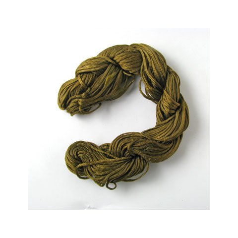 Polyestersnor, gyldengrn, 1,2 mm, 24 m.