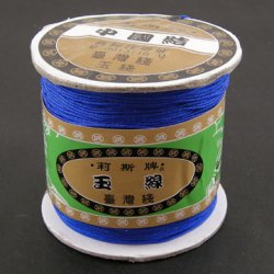 Polyesterschnur, ganze Rolle, dunkelblau, 0,9 mm, 90 m