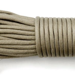 Fallschirmschnur / Paracord 550, Gro�packung, dunkles Khaki, 4 mm, 30 m