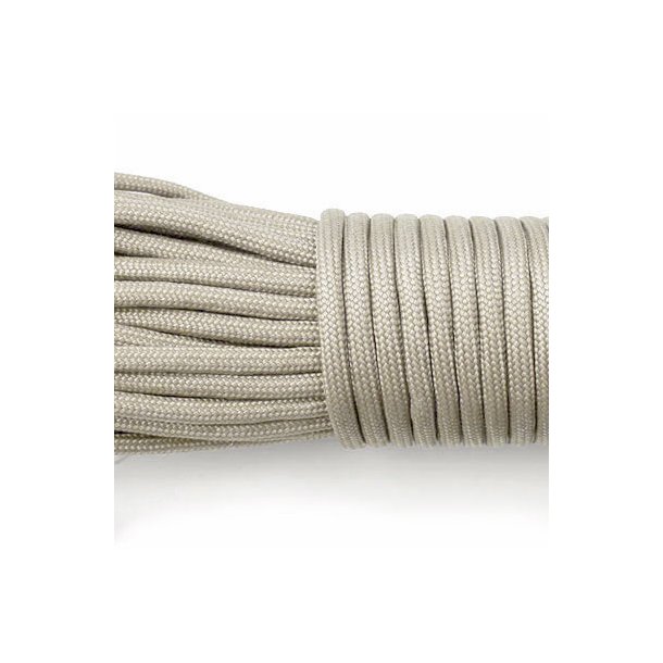 Fallschirmschnur / Paracord, 550, beige, Starke 3-4 mm, 2 m
