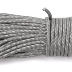 Fallschirmschnur, Typ 425, grau, 3 mm, 2 m
