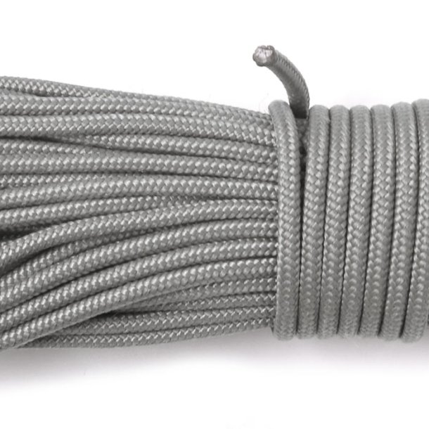 Paracord, type 425, grey, 3 mm, 2m