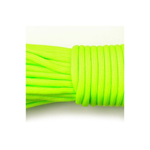 Paracord, neon green, 3-4mm, 2m