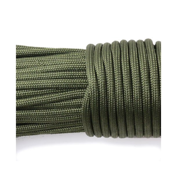 Paracord, army-green, 3-4mm, 2m