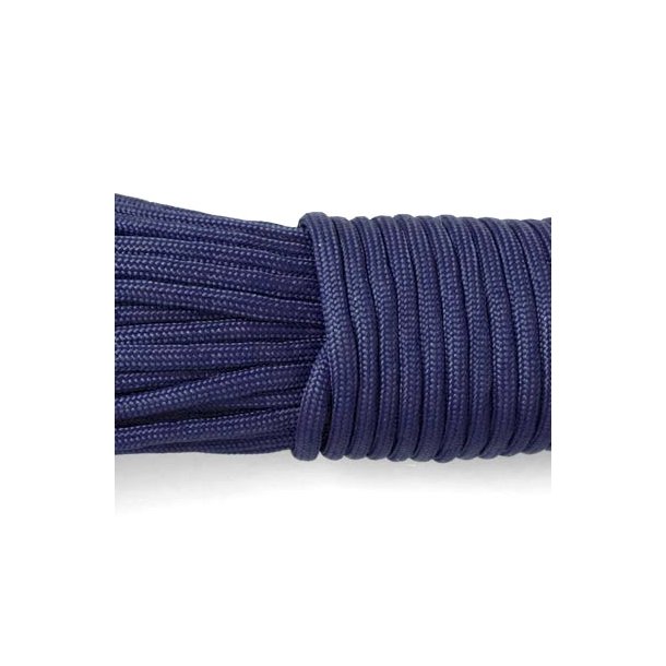 Fallschirmschnur / Paracord, Gro�kauf, dunkel marine-blau, 3-4 mm, 30 m