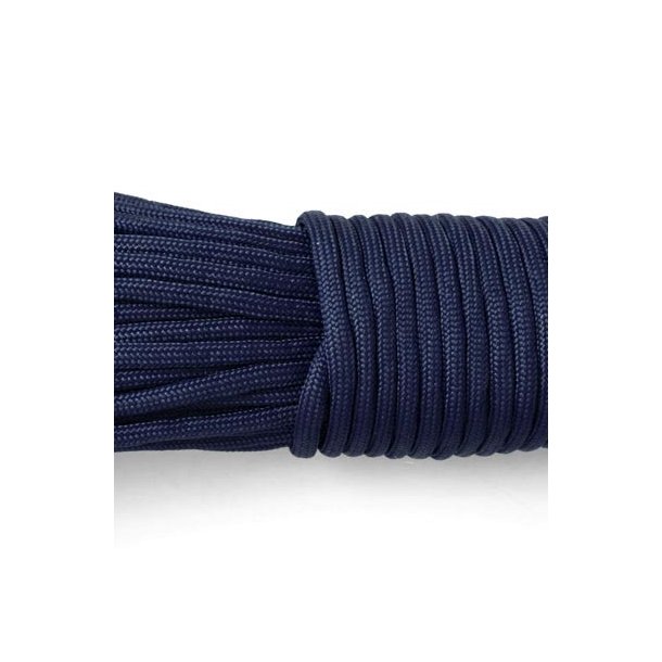 Fallschirmschnur / Paracord, Grokauf, dunkel marine-blau, 3-4 mm, 30 m