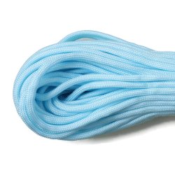 Fallschirmschnur / Paracord, Typ 550, himmelblau, 3-4 mm, 2 m