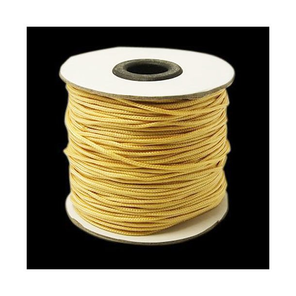 Nylon cord, yellow,1,5 mm,  2m. 1 pc.