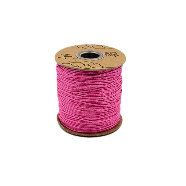 Nylon cord, pink,1,5 mm, 2m. 