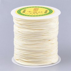 Polyesterschnur, ganze Rolle, gcreme-wei&szlig;, 1,5 bis 2 mm, 110 m