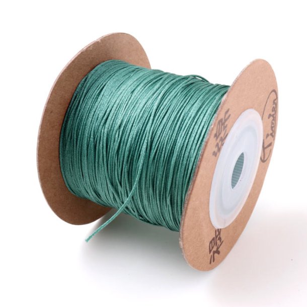 Nylon cord, sea green, thickness 0.5mm, 2m.
