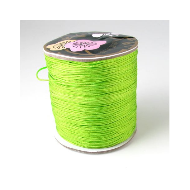 Nylon cord, neon green, 0,9mm, 2m.