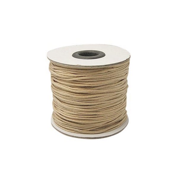 Nylon cord, large spool, golden sand, 1,5-2mm, 90m