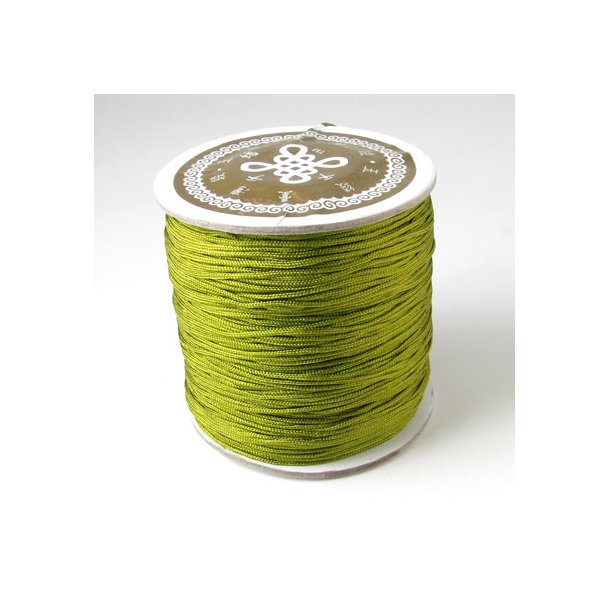 Nylon cord, seaweed green, 0,9mm, 2m.