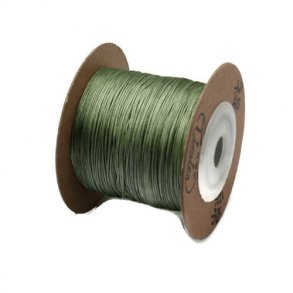 Nylon cord, khaki green, 0.5mm, 2m