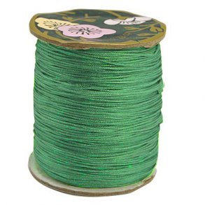 Polyesterschnur, hell waldgrün, 0,9 mm, 2 m