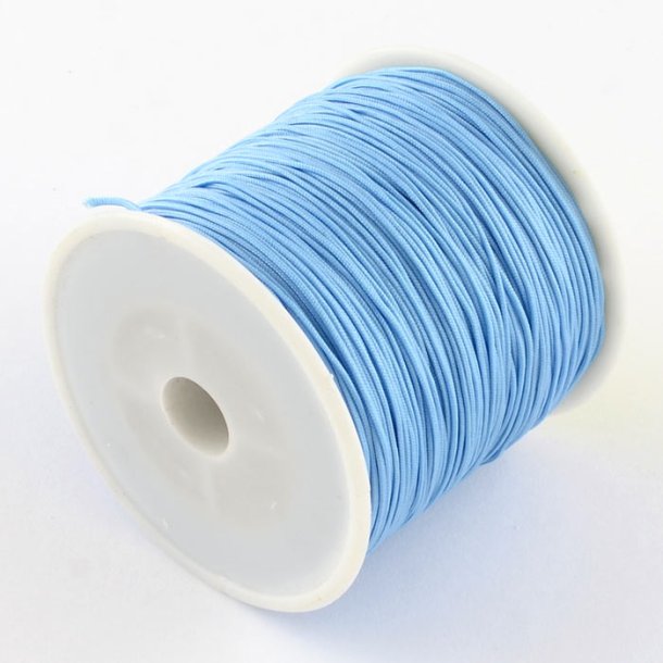 Nylon cord, full spool, light blue, thin, thickness 0.5mm, 130m